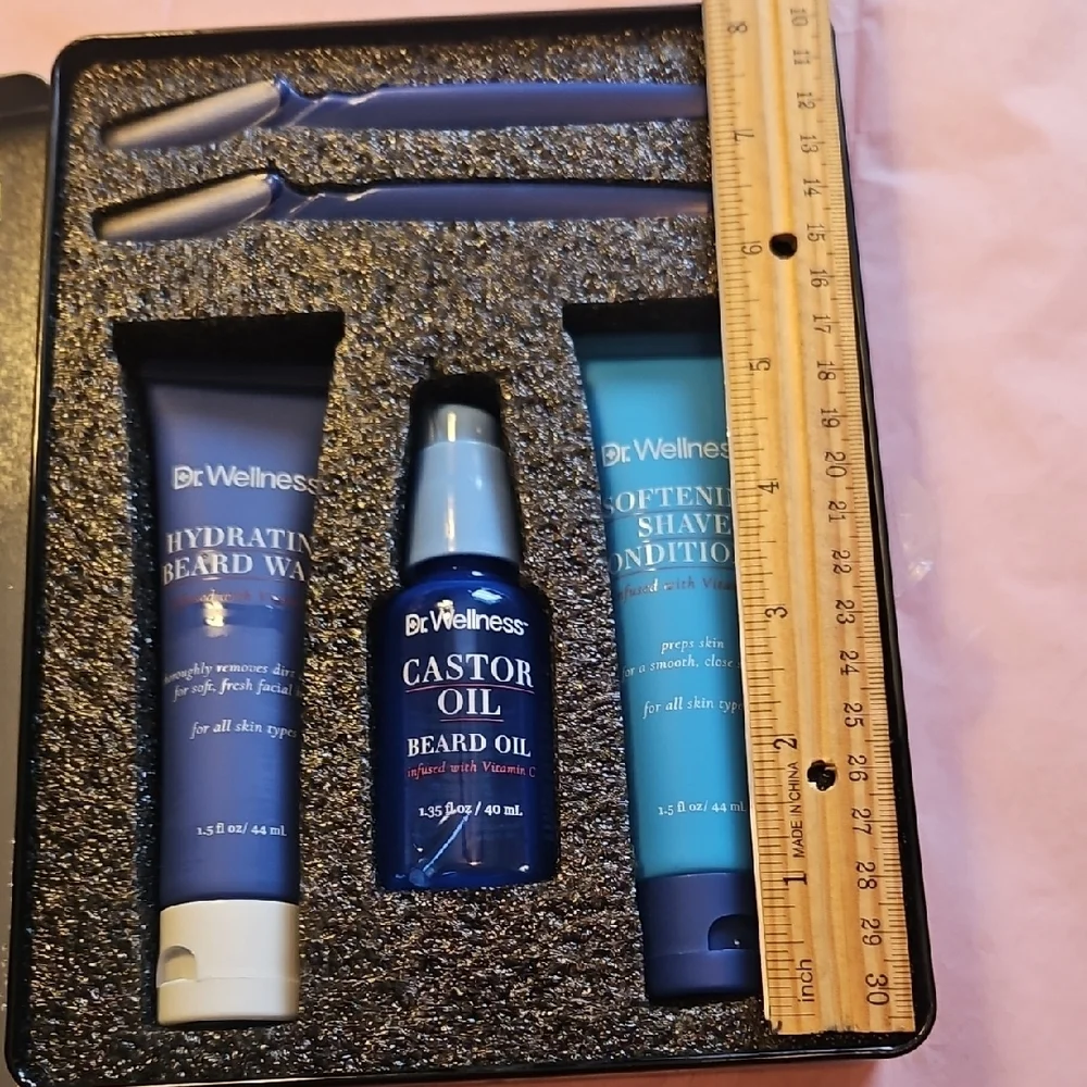 Beard Grooming Kit - BlackPurple